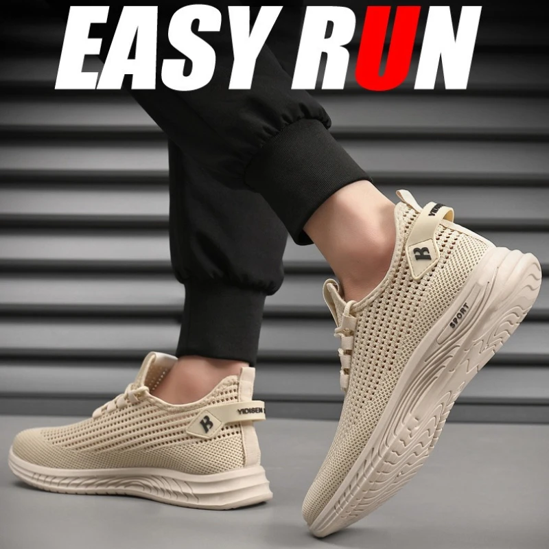 Men Mesh Knit Running Sneakers - Shock Absorbing Gym Trainers review and price