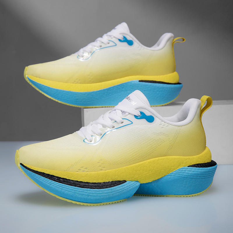 Men Carbon Plate Running Shoes - Breathable Mesh Athletic Shoes review and price